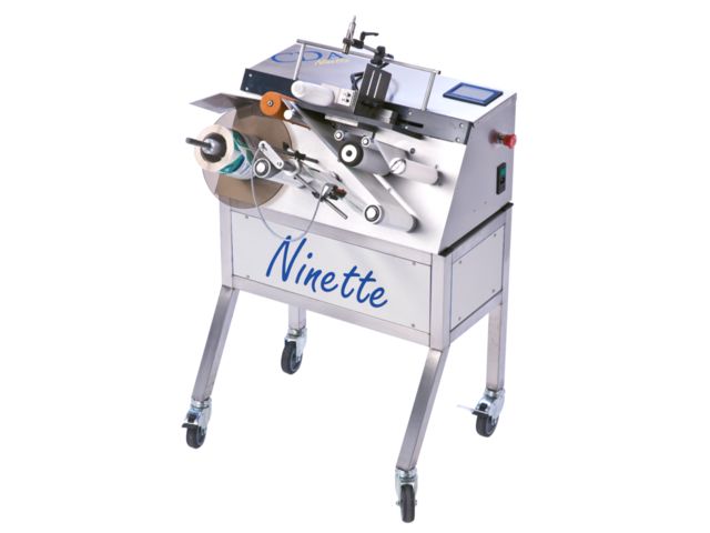 Halbautomatische Etikettiermaschine für flache oder ovale Produkte - Ninette Flat