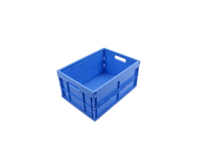 Faltbox aus recyceltem Regenerat: mit Deckel
