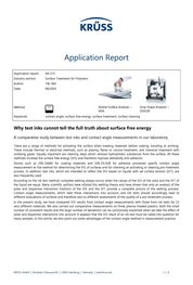 Why test inks cannot tell the full truth about surface free energy