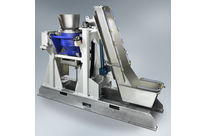 Tellerfliehkraftmaschine CF 50 mit automatischer Granulatrückführung