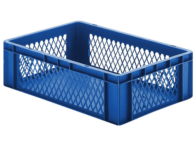 Stapelbehaelter Dina 175 2 blau 600 x 400 x 175 mm