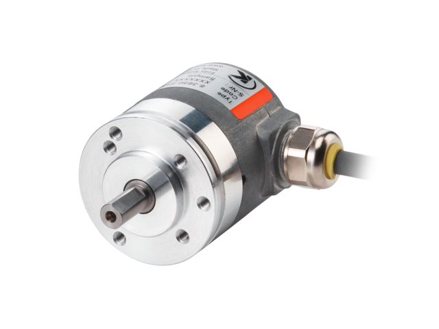 Drehgeber Absolut Singleturn Sendix M3658, SAEJ1939, Ø 36 mm, magnetisch, Welle.