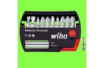 Wiha : WIHA- Embouts - Coffrets d&amp;#039;Embouts - XSelector de 25, 11 pièces Mélangées Embouts Standard Fente Phillips Pozidriv