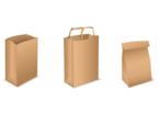 Einseitig glattes, halbgebleichtes Kraftpapier