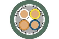 Ethernetkabel der Kategorie 5, Klasse D | ETHERLINE PN Cat.5e Y 2x2xAWG22