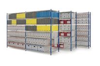 Lackiertes Regal mit Gitterböden FLIP | ManOrga