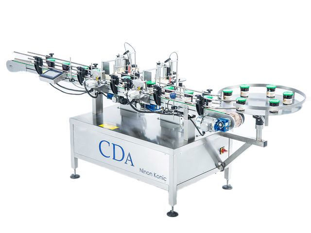 Automatische Etikettiermaschine für konische Produkte - Modell Ninon Konic