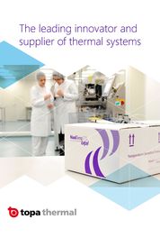 Katalog Topa Thermal - The leading innvovator and supplier of thermal systems