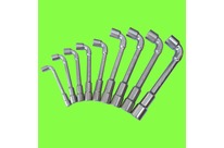 Wiha : WIHA Clés Plates - Clés à pipe - Jeu de Clés à Pipe Débouchées, 9 pièces (8 à 19)