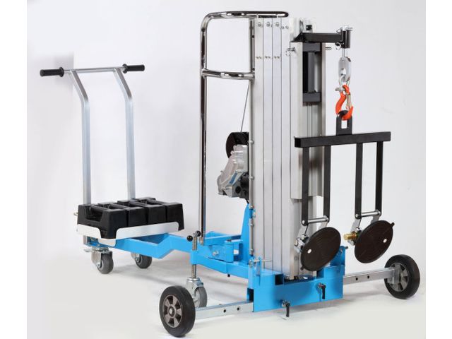 Tragbarer elektrischer Montagelift  250 kg / 4 m | BD 400