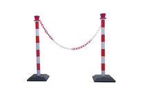 Satz mit PVC-Pfosten