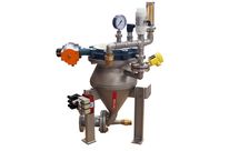 Kontinuierlicher Dichtstromförderer mit Doppelsender