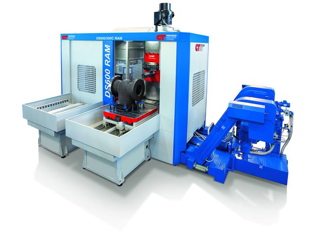 Bearbeitungszentrum mit integrierter Wendevorrichtung : TREVISAN DS600 RAM