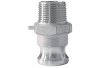 Aluminium Nockenwellenverschraubungen: Male Camlock Fitting - Typ F Adapter