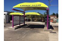 Überdachungen für waschstationen