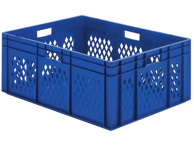 Stapelbehälter Juist 320 2 blau 800 x 600 x 320 mm