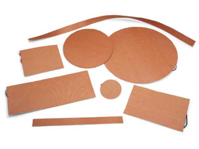 Flexible Heizfolie aus Silikonkautschuk mit Glasfaserisolierung für -56 bis 232°C