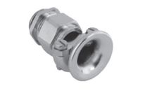 Kabelverschraubungen Messing mit Trompete und Klemmbacken