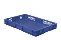  Stapelbehaelter Dina 75 2 blau 600 x 400 x 75 mm
