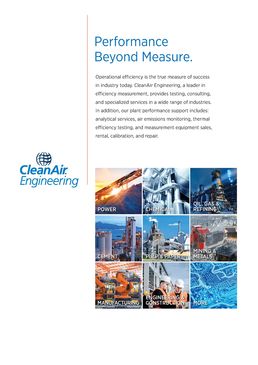 CleanAir Stack Testing