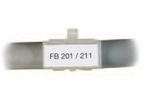 Etikettenträger und Etiketten Blätter FB für Rohre und Kabel: FB 201 / FB 211