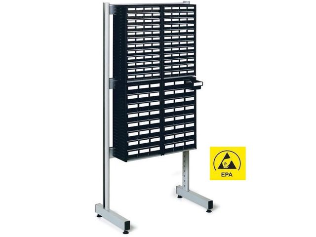 Zweiseitiger Ständer für Kleinteilmagazine - BS-550T ESD