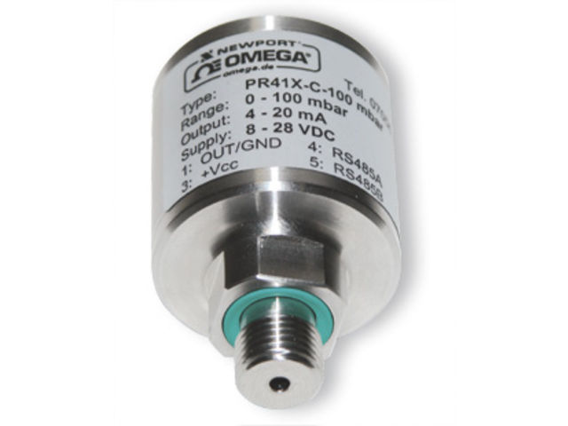 Digitale Drucktransmitter / Druckaufnehmer mit mbar-Messbereichen für absoluten, relativen, differentiellen und barometrischen Druck
