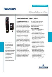 Katalog Vorschubeinheit 2000X Micro