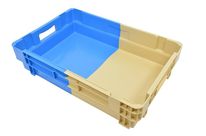 Bi-color Behälter stapelbar und 50 % nestbar