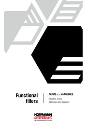 Katalog Paints and Varnishes, Reactive resins, Adhesives and seleants 