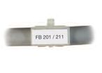 Etikettenträger und Etiketten Blätter FB für Rohre und Kabel: FB 201 / FB 211