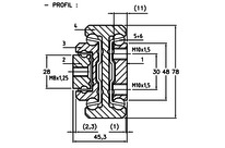 Teleskopschienen überauszüge Stahl E1904