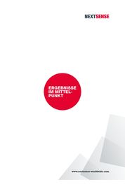 Katalog Imagebroschüre NEXTSENSE