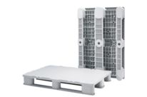 Palette Schwerlastpalette 1280 - 2 grau 1200 x 800 x 155 mm