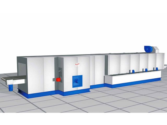 DURCHALAUFANLAGEN FÜR WASCHEN UND TROCKNEN