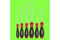 Wiha : WIHA Tournevis - Tournevis SoftFinish - Jeu de Tournevis à Fente/Phillips SoftFinish- 6 Pièces