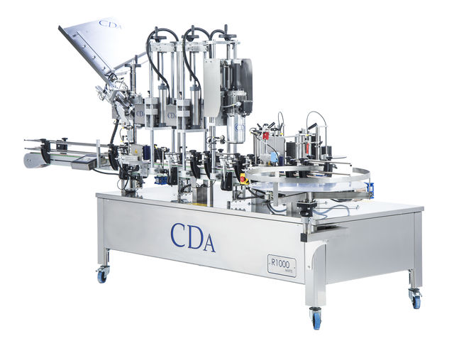 Automatische Etikettiermaschine für Weinflaschen (Still- und Schaumwein) - Modell R1000 Mixte