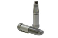 Datenlogger im USB-Stick-Format für Temperatur, relative Luftfeuchte, Taupunkt, Strom, Spannung