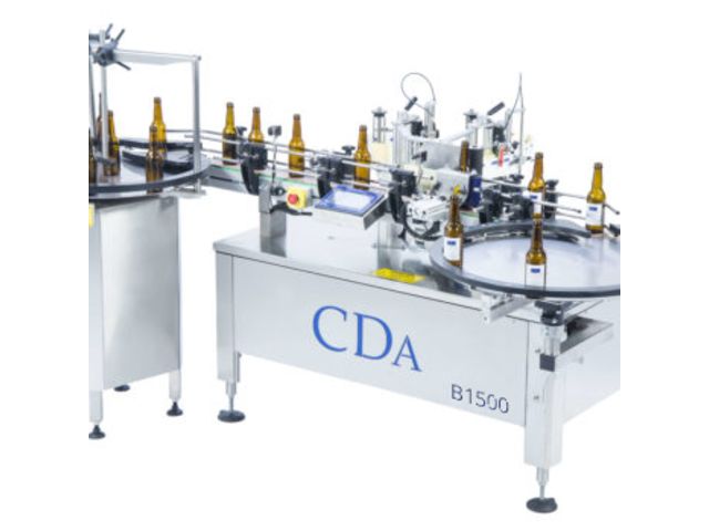 Automatische Maschine zur Etikettierung von Bierflaschen - B1500