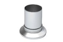 ISO160 Leitung mit Krgfl., Edelstahl