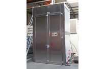 Industrieofen zum Erhitzen von Produkten im Fass von 40 ° bis 150 ° C.