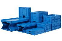 Faltbox Falter 6432 NG DL WALTHER-blau 600 x 400 x 330 mm