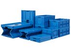 Faltbox Falter 6432 NG DL WALTHER-blau 600 x 400 x 330 mm