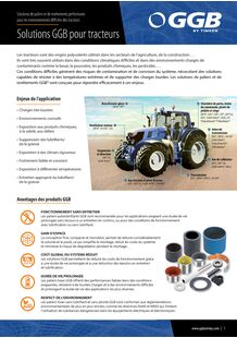 GGB Sell Sheet Landwirtschaft - Traktor