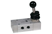 Handhebel-Ventile mit Federrückstellung