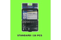 Werkzeug : Coffrets d&#039;Outillages - Coffret 28 Pièces (Embouts Standard+Douilles+Cliquet)