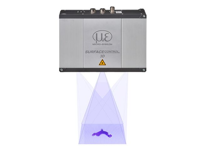 Performanter 3D-Snapshot-Sensor für industrielle Messaufgaben | surfaceCONTROL 3D 3200