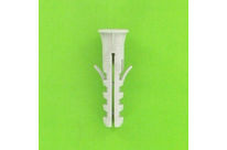 Verankerung : Mechanische Verankerung - Leichte Belastungen - Klassische Nylon-Dübel - Ohne Rand