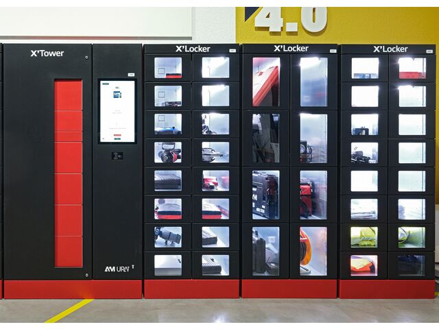 Automatischer Spender für PSA und Industriebedarf 