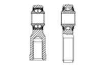 Gelenkköpfe Maßreihe K ASKUROL Rollenlagerung